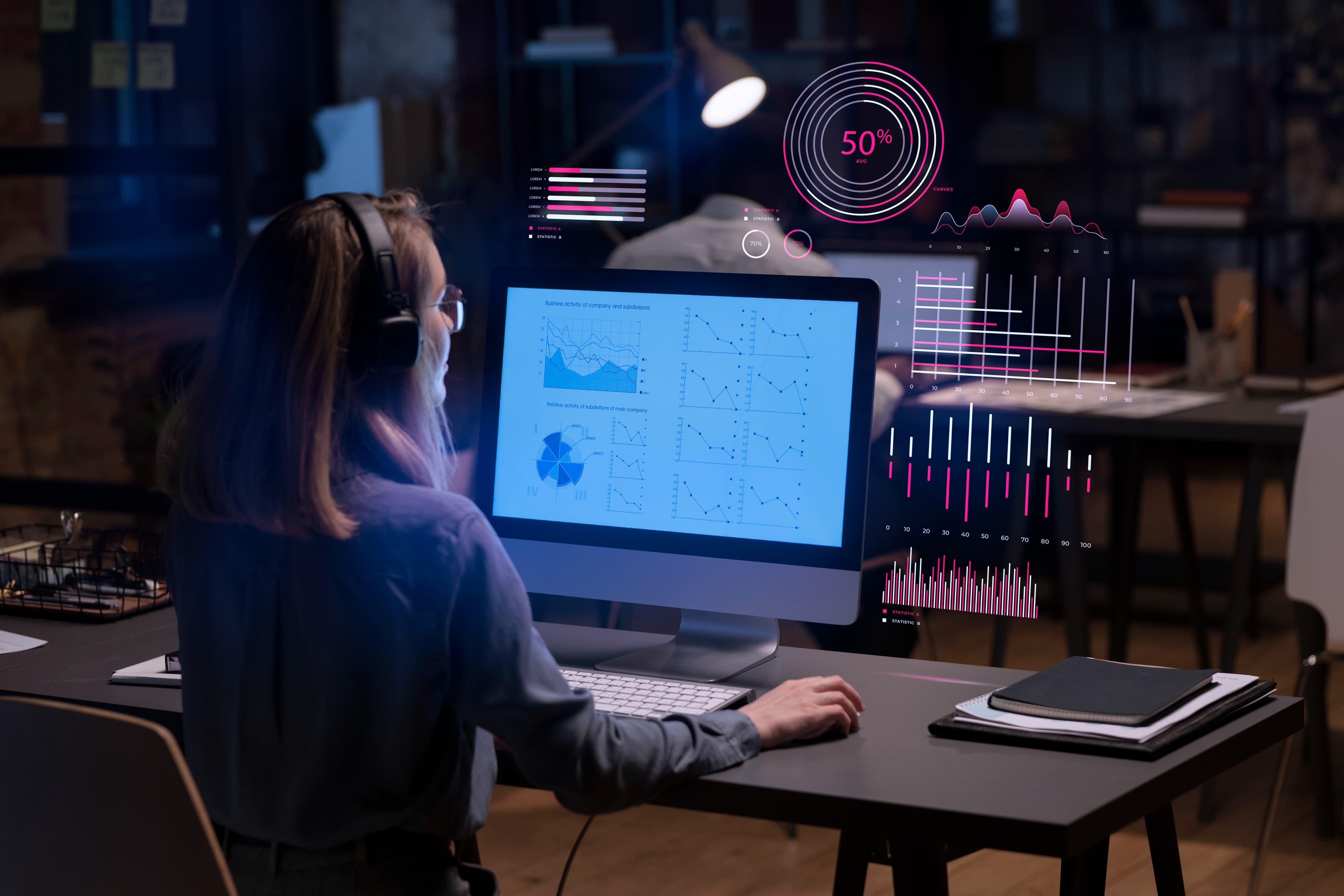 AI Visibility Score Report - Comprehensive analysis dashboard showing brand visibility metrics across AI systems